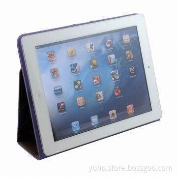 Ultraslim Leather Cover for New iPad, with Stick to Protect Your iPad, Customized Designs Welcomed